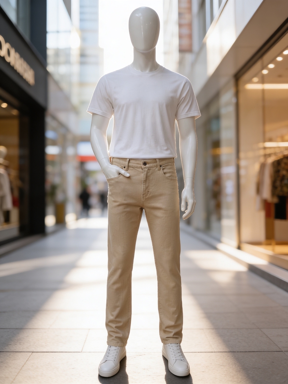 Laguna Men's Terry Pants in Beige